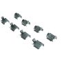 CENTRIC PARTS 301.12740 Centric Premium Ceramic Brake Pads with Shims and Hardware