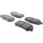 CENTRIC PARTS 301.12810 Centric Premium Ceramic Brake Pads with Shims and Hardware