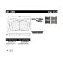 CENTRIC PARTS 301.12820 Centric Premium Ceramic Brake Pads with Shims and Hardware