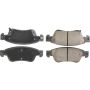 CENTRIC PARTS 301.12870 Centric Premium Ceramic Brake Pads with Shims and Hardware