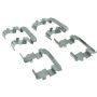 CENTRIC PARTS 301.12951 Centric Premium Ceramic Brake Pads with Shims and Hardware