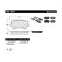 CENTRIC PARTS 301.13070 Centric Premium Ceramic Brake Pads with Shims and Hardware