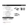 CENTRIC PARTS 301.13750 Centric Premium Ceramic Brake Pads with Shims and Hardware