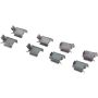 CENTRIC PARTS 301.13770 Centric Premium Ceramic Brake Pads with Shims and Hardware