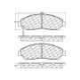 CENTRIC PARTS 301.13780 Centric Premium Ceramic Brake Pads with Shims and Hardware