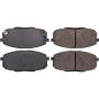 CENTRIC PARTS 301.13971 Centric Premium Ceramic Brake Pads with Shims and Hardware