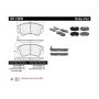 CENTRIC PARTS 301.14040 Centric Premium Ceramic Brake Pads with Shims and Hardware