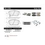 CENTRIC PARTS 301.14130 Centric Premium Ceramic Brake Pads with Shims and Hardware