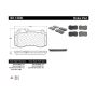 CENTRIC PARTS 301.14200 Centric Premium Ceramic Brake Pads with Shims and Hardware