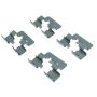 CENTRIC PARTS 301.14301 Centric Premium Ceramic Brake Pads with Shims and Hardware