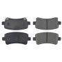 CENTRIC PARTS 301.14302 Centric Premium Ceramic Brake Pads with Shims and Hardware