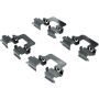 CENTRIC PARTS 301.14730 Centric Premium Ceramic Brake Pads with Shims and Hardware
