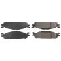 CENTRIC PARTS 301.15080 Centric Premium Ceramic Brake Pads with Shims and Hardware