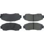 CENTRIC PARTS 301.15211 Centric Premium Ceramic Brake Pads with Shims and Hardware