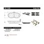 CENTRIC PARTS 301.15390 Centric Premium Ceramic Brake Pads with Shims and Hardware