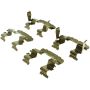 CENTRIC PARTS 301.15390 Centric Premium Ceramic Brake Pads with Shims and Hardware