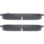 CENTRIC PARTS 301.15431 Centric Premium Ceramic Brake Pads with Shims and Hardware