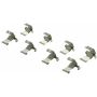 CENTRIC PARTS 301.15650 Centric Premium Ceramic Brake Pads with Shims and Hardware