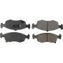 CENTRIC PARTS 301.15680 Centric Premium Ceramic Brake Pads with Shims and Hardware