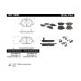 CENTRIC PARTS 301.15690 Centric Premium Ceramic Brake Pads with Shims and Hardware