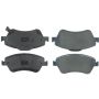 CENTRIC PARTS 301.15710 Centric Premium Ceramic Brake Pads with Shims and Hardware