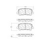 CENTRIC PARTS 301.15850 Centric Premium Ceramic Brake Pads with Shims and Hardware