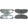 CENTRIC PARTS 301.15890 Centric Premium Ceramic Brake Pads with Shims and Hardware
