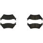 CENTRIC PARTS 301.16020 Centric Premium Ceramic Brake Pads with Shims and Hardware