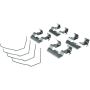CENTRIC PARTS 301.16080 Centric Premium Ceramic Brake Pads with Shims and Hardware