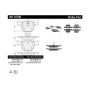 CENTRIC PARTS 301.16100 Centric Premium Ceramic Brake Pads with Shims and Hardware