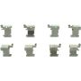 CENTRIC PARTS 301.16110 Centric Premium Ceramic Brake Pads with Shims and Hardware
