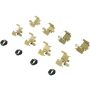 CENTRIC PARTS 301.16280 Centric Premium Ceramic Brake Pads with Shims and Hardware