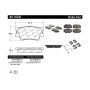 CENTRIC PARTS 301.16320 Centric Premium Ceramic Brake Pads with Shims and Hardware