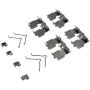 CENTRIC PARTS 301.16320 Centric Premium Ceramic Brake Pads with Shims and Hardware