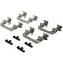 CENTRIC PARTS 301.16403 Centric Premium Ceramic Brake Pads with Shims and Hardware