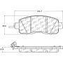 CENTRIC PARTS 301.16500 Centric Premium Ceramic Brake Pads with Shims and Hardware