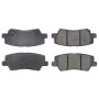 CENTRIC PARTS 301.16590 Centric Premium Ceramic Brake Pads with Shims and Hardware
