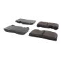 CENTRIC PARTS 301.16630 Centric Premium Ceramic Brake Pads with Shims and Hardware