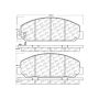 CENTRIC PARTS 301.16830 Centric Premium Ceramic Brake Pads with Shims and Hardware