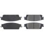 CENTRIC PARTS 301.17070 Centric Premium Ceramic Brake Pads with Shims and Hardware