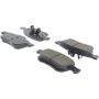 CENTRIC PARTS 301.17210 Centric Premium Ceramic Brake Pads with Shims and Hardware