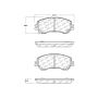 CENTRIC PARTS 301.17370 Centric Premium Ceramic Brake Pads with Shims and Hardware