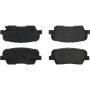 CENTRIC PARTS 301.18160 Centric Premium Ceramic Brake Pads with Shims and Hardware