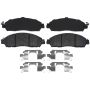 CENTRIC PARTS 301.21380 Centric Premium Ceramic Brake Pads with Shims and Hardware