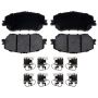 CENTRIC PARTS 301.23750 Centric Premium Ceramic Brake Pads with Shims and Hardware