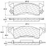 CENTRIC PARTS 306.00520 Centric Fleet Performance Brake Pads with Hardware