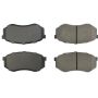 CENTRIC PARTS 306.03890 Centric Fleet Performance Brake Pads with Hardware