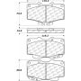 CENTRIC PARTS 306.04100 Centric Fleet Performance Brake Pads with Hardware