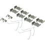 CENTRIC PARTS 306.04330 Centric Fleet Performance Brake Pads with Hardware