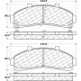 CENTRIC PARTS 306.06520 Centric Fleet Performance Brake Pads with Hardware